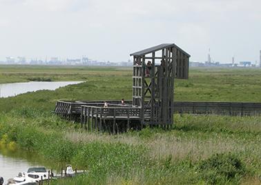 L’Observatoire, Belvédère vue sur la Loire, les marais, les cheminées