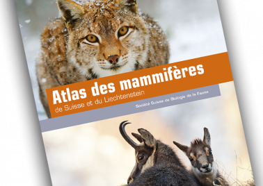 Couverture de l'Atlas des mammifères de Suisse et du Liechtenstein