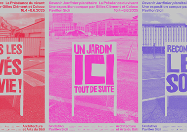 Affiches exposition Devenir jardinier planétaire au Pavillon Sicli