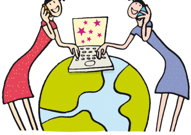 Visuel cours internet pour les filles