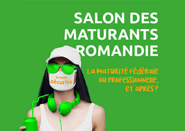 Visuel salon des maturants romandie 2021
