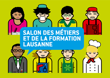 Visuel du salon des métiers et de la formation de Lausanne