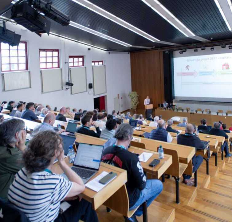 Photo Journée de la recherche de la HES-SO 2025 à HEPIA