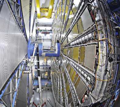 ATLAS mesure 44 mètres de long et 25 mètres de diamètre. Copyright: CERN