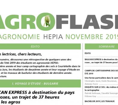 Couverture Agroflash novembre 2019