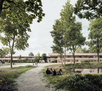 Infographie du projet Greffon - © Pierre-Alain Dupraz Architectes