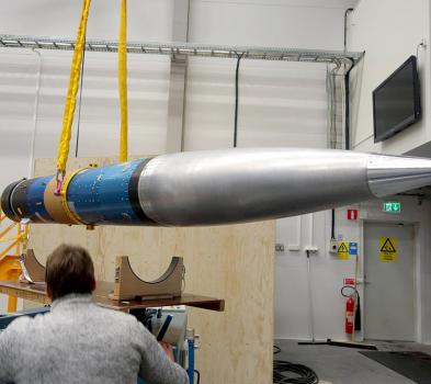 ARES II, déplacement de la fusée