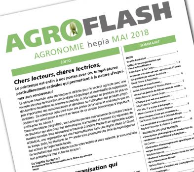 Couverture Agroflash avril 2018