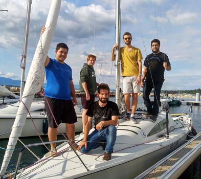 Photo du sailing team HEPIA pour le BOM 2019