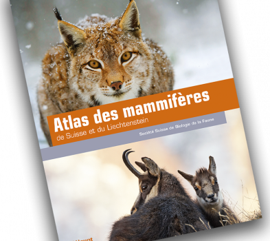 Couverture de l'Atlas des mammifères de Suisse et du Liechtenstein