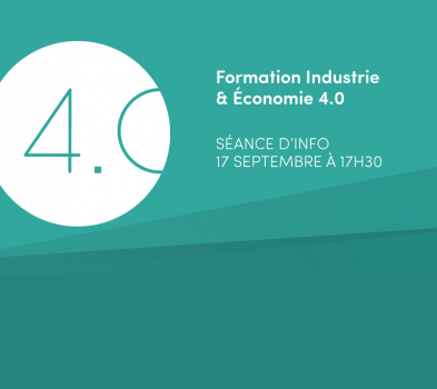 Visuel séance d'information Industrie et Economie 4.0