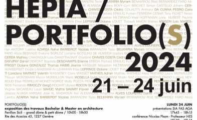 Exposition portfolios Architecture 2024