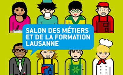 Visuel du salon des métiers et de la formation de Lausanne