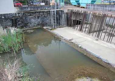 Prise d'eau de la Drize - Modélisation physique