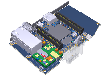 View of the new main board for UbiComp