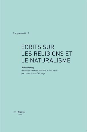 Couverture "Ecrits sur les religions et le naturalisme"