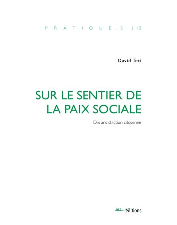 Couverture "Sur le sentier de la paix sociale"