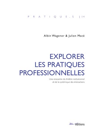 Couverture "Explorer les pratiques professionnelles"