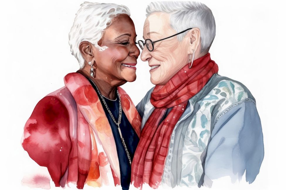 Couple queer âgé