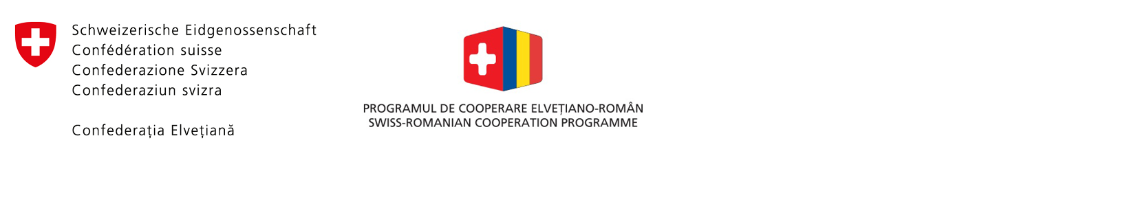 Logos Confédération suisse, Swiss-romanian cooperation program