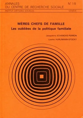 Couverture du livre Mères chefs de famille A18