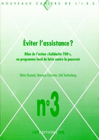 Couverture du livre Eviter l'assistance? - NC03