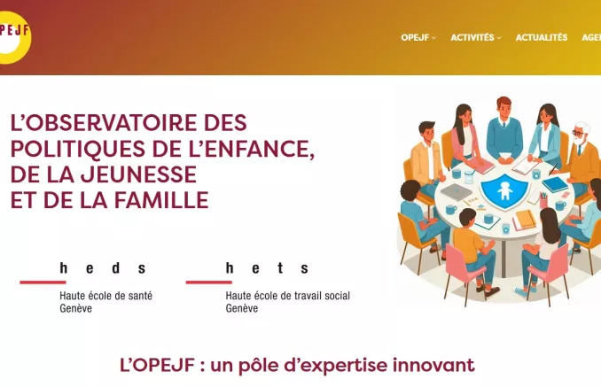 Page d'accueil site OPEJF