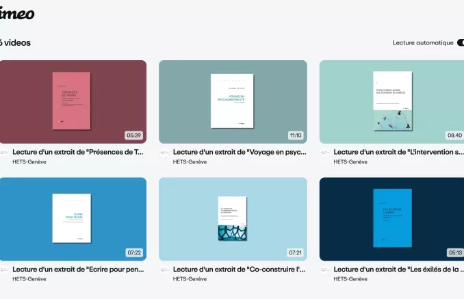 Podcast lectures extraits des publications Editions ies 09/2025 - capture ecran