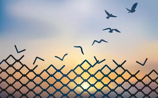 Image symbolisant la libération des difficultés de santé mentale