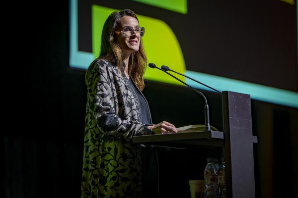 Anne Hiltpold, conseillère d'Etat chargée du Département de l'instruction publique, de la formation et de la jeunesse